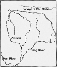 Map of Chu State Wall Map of Chu State Wall