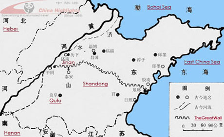 Map of Qing Dynasty Wall Map of Qing Dynasty Wall