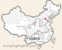 Map of Lijiang's location in China