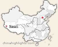 Map of Nigari's location in China